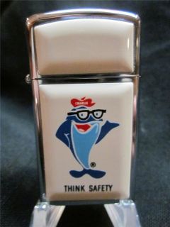 Charlie The Tuna Salesmans Sample Zippo Ultralite Lighter 1980 Exc 