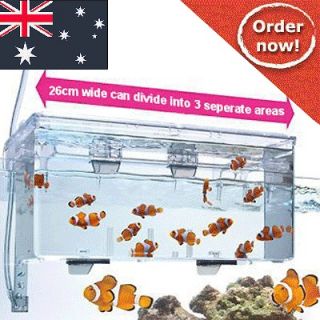 Aquarium 4.2L External Hang on Multi functional Divider Tank for Fish 