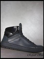 Man Shoes Sneakers CHRISTIAN DIOR Homme Blue Black Calf Skin Luxus New