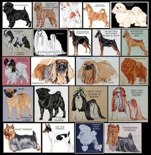 TOY DOG BREEDS COUNTED CROSS STITCH PATTERNS
