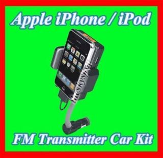 NEW iPhone/4 4G FM Transmitter Charger Car  Dock Kit