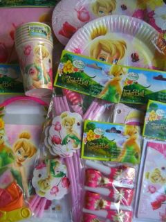 TINKERBELL (Disney Fairies/Prince​ss) PARTY RANGE {Everts} {fixed £ 