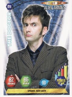 Doctor Who Alien Armies Trading Cards Pick From List 001 To 025