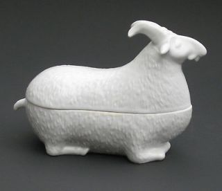 Newly listed MOTTAHEDEH DESIGN PORCELAIN RECUMBENT RAM BOX