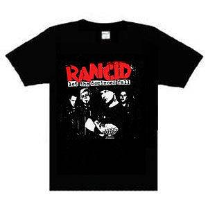 Rancid Dominoes Group photo music punk rock t shirt BLACK SMALL