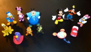 New MOUSEKA FUN Disney Mickey Mouse Clubhouse 12 Figurines/Play​mat 