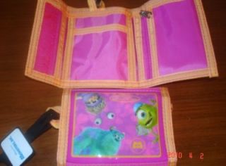 NEW DISNEY MONSTERS INC WALLET COIN BAG, PARTY FAVORS