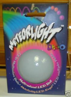 LIGHT UP DOG BALL PIT BULL MULTI COLOR LED PET BALL NIGHT FUN CHANGES 