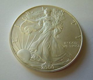 2000 US Walking Liberty Silver Dollar Coin, UK Seller