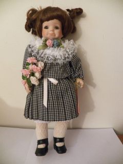 EUC Kingstate Porcelain Doll The Dollcrafter Ginger Pouting Girl 