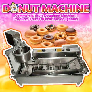   Direct Commercial Donut Making Machine Doughtnut Maker Fryer 220v 240v