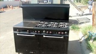   Wolf Stove 6 Burner Range 56 Inch w/Dual 550º Oven & Double Griddle