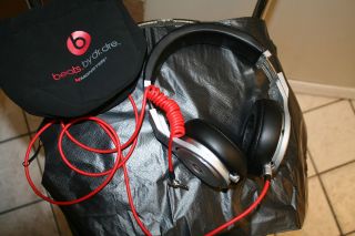 Monster Beats by Dr Dre Pro BLACK Over the Head Headphones