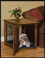 wooden dog crate in Crates