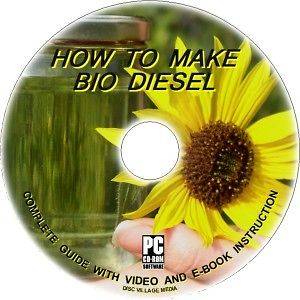   DIESEL FUEL FROM WASTE COOKING FAT/OIL CD ROM, Clean Fuel & Save Money