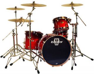 Ludwig Epic Drum Set Downbeat Red Fade 4pc Shell Pack LCEP20DXDR   New