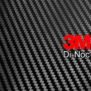 3M DiNoc Black Carbon Fiber Matte Decal Vinyl Film 2ft x 4ft (24 x 