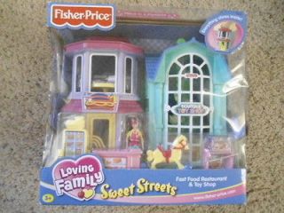 fisher price loving family sweet streets in Dollhouses