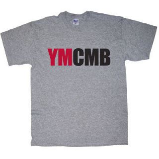 YMCMB T SHIRT GRAY MONEY LIL WEEZY YOUNG WAYNE RAP GRAY SMALL