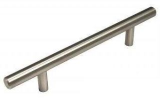   Solid Stainless Steel Bar Pull Drawer Cabinet Hardware Kitchen Handle