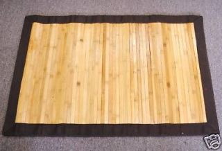 Natural bamboo Door Mat Floor mats 90 * 60cm