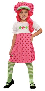   Shortcake Cartoon Character Pink Dress Up Halloween Child Costume