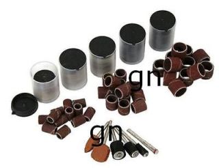 206Pc Drum Sanding Band/Sheets & Cutting Disc Bit Set Rotary Drill 