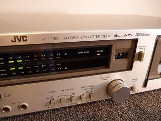 JVC KD D35   Reconditioned Cassette Recorder   Meta Perm Heads   Super 