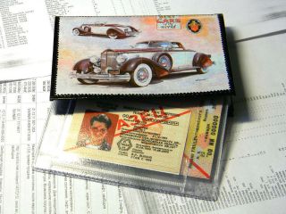 The Best Car   Mens Leather Document Holder Decorated in Decoupage 