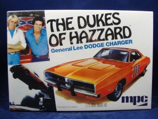   Dukes of Hazzard General Lee 1969 Dodge Charger Rip Cord Model Toy Car