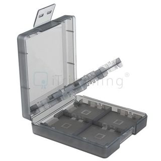 For Nintendo DS Dsi Black 16 in1 Game Card Case Holder Box