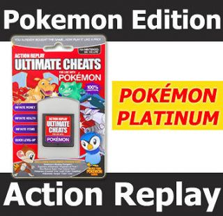 ACTION REPLAY ULTIMATE CHEATS POKEMON FOR DS & DS LITE