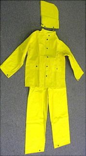 LaCrosse Yellow 3 Piece Rain/ Chemical Suit Medium New