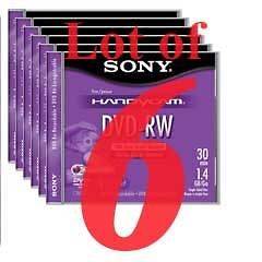 PACK SONY DMW30 Handycam DISC 8CM DVD RW 30 Min DISCS