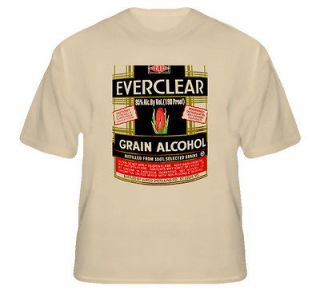 Everclear Grain Alcohol Proof Drinks T Shirt
