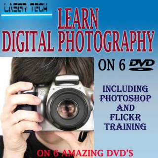   PHOTOGRAPHY/ MASTER TRAINING 6 DVD VIDEO TUTORIALS D SLR PHOTOSHOP