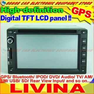   Livina Car DVD Player GPS Navigation In dash Stereo Radio System BT TV