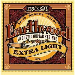   Ball 2006 Earthwood 80/20 Bronze Extra Light Acoustic Guitar Strings