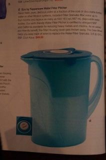 Newly listed Eco by Tupperware Water Filter Pitcher