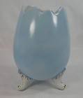 Vintage Robins Egg Blue Decorative Porcelain Easter Egg Vase 3 