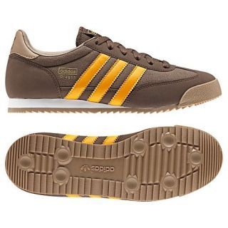 Kids GS Youth Adidas Dragon Classic Sneakers New, Brown Yellow