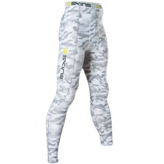 NEW SKINS Snow Camo Mens Long Tight Extra Large Compression