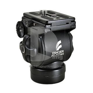   DSLR Video Camera Tripod Fluid Drag Head FT 717AH w/ Handle