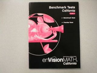 enVision Math California Grade 4 Benchmark Tests book ISBN 0328344397