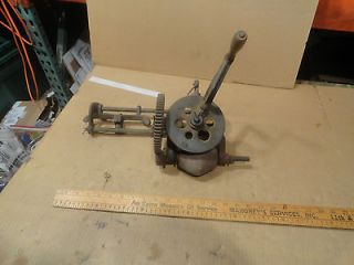 Vintage Hand Crank Grinder Blade Sharpener Cast Iron Antique Tool. Saw 