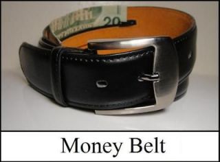 Brand New Leather Money Travel Belt