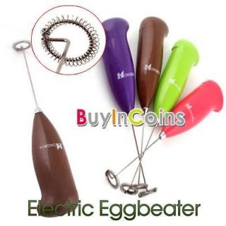 Electric Handle Coffee Milk Egg Beater Whisk Frother