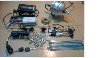 24V/36V350w Electric e bike Brushless Hub Motor Conversion kit