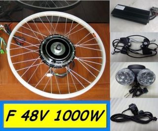 48V 1000W F Wheel Electric Bicycle Kit Hub Motor Scooter By Sea 7 8 