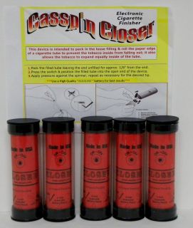 NEW CASSPIN CLOSER ELECTRONIC CIGARETTE FINISHER PACK & FINISH 